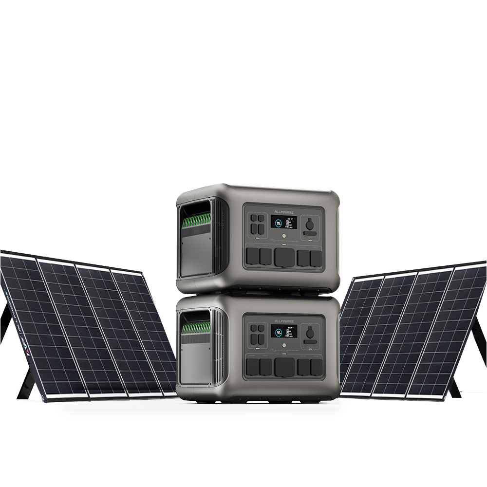 Outdoor Power Station - ALLPOWERS 2500W ポータブル電源 高容量LiFePo4バッテリー搭載 屋外/家庭/緊急用