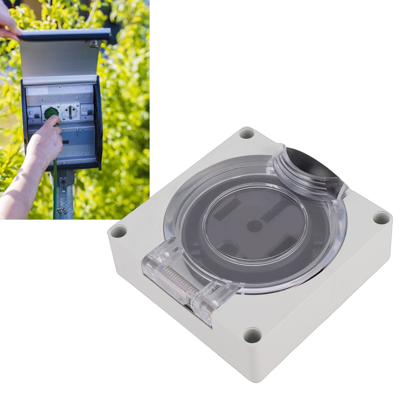 Outdoor Power Receptacle - NEMA L14-50R 工業用ロック式電源コンセント 50A IP55 PA66ハウジングコンセントボックス