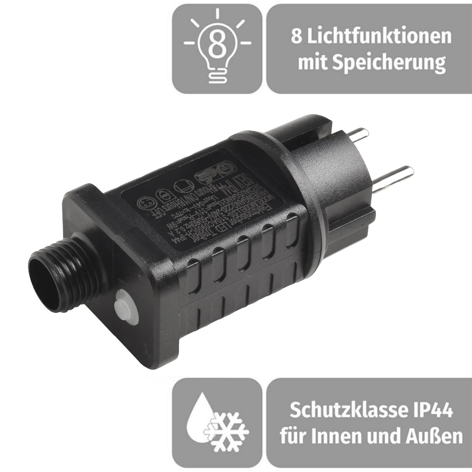 31V 9W LED 変圧器電源タイマー付きストリングライト - Outdoor Power Meter のレビューと価格