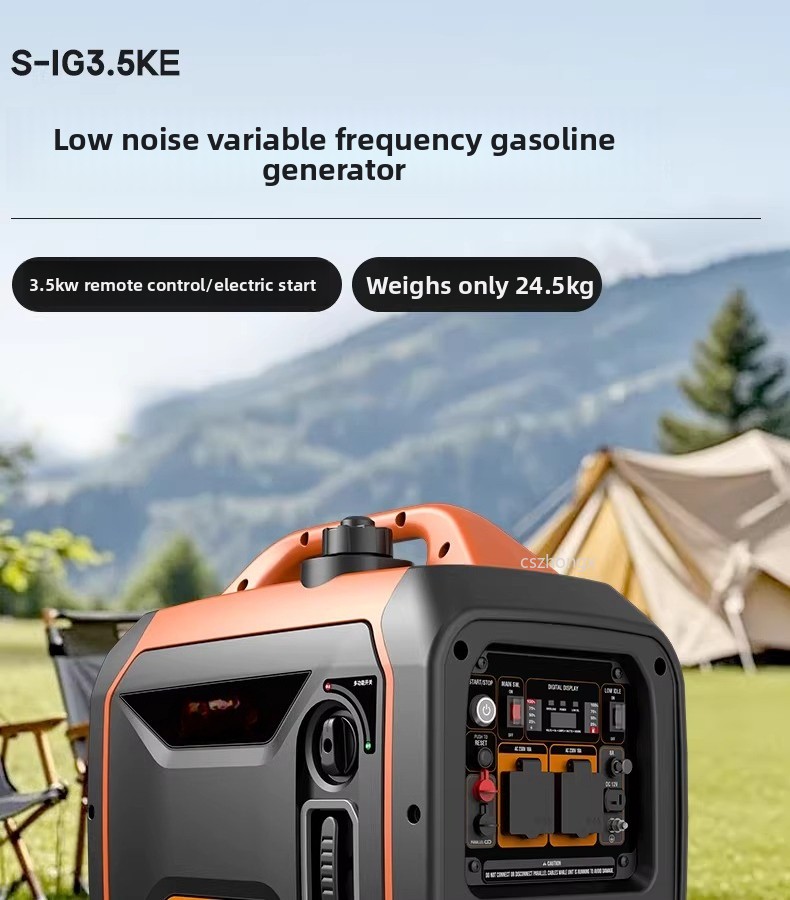 発電機小型家庭用サイレント周波数変換220V屋外高出力電源キ - Outdoor Power Source のレビューと価格