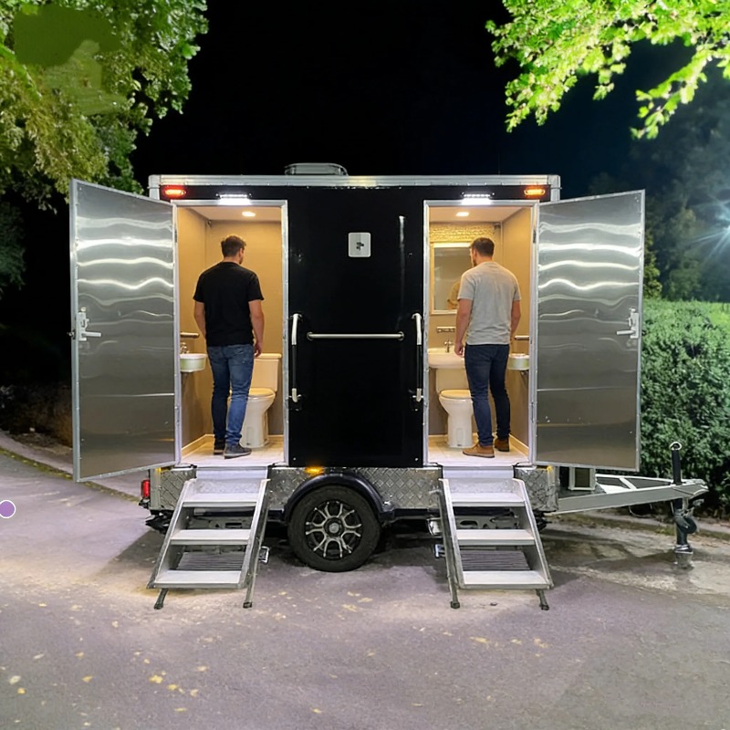 工場直販 1ステーショントイレトレーラー ソーラー式 無臭  - Outdoor Power Station のレビューと価格