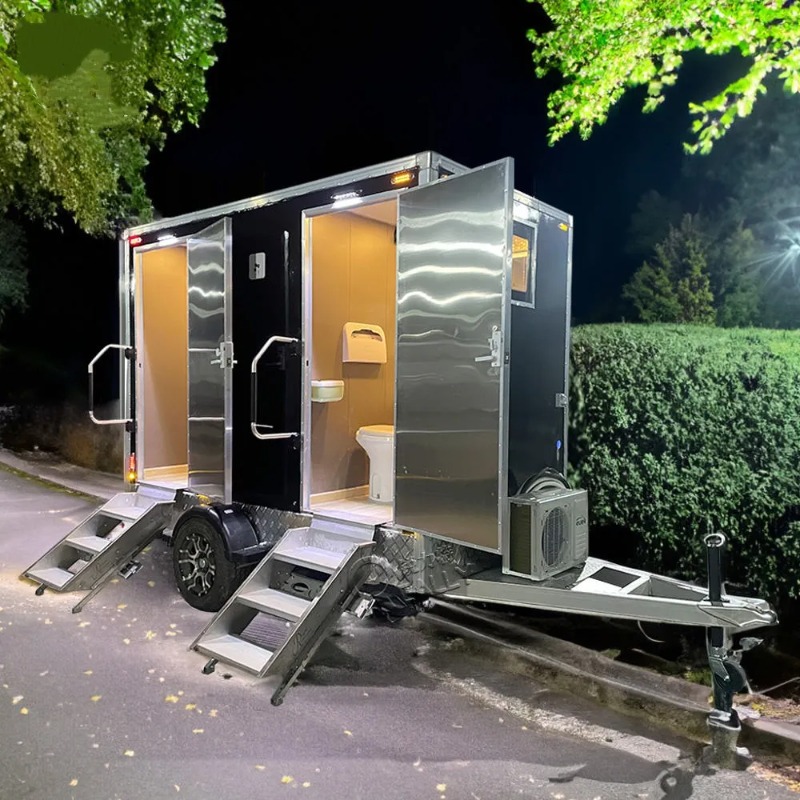 工場直販 1ステーショントイレトレーラー ソーラー式 無臭  - Outdoor Power Station のレビューと価格