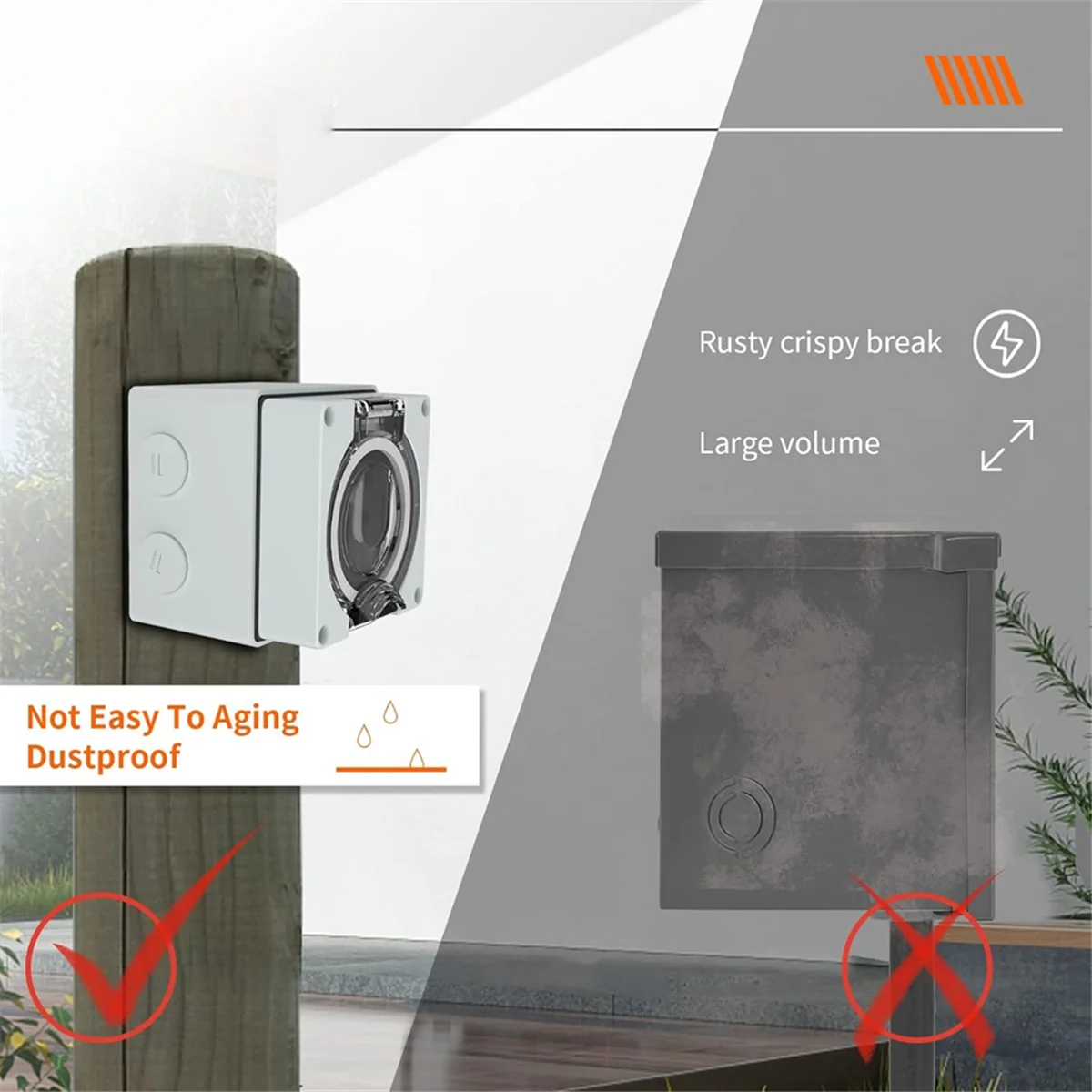AT16 50アンペア電源コンセントボックス、125/250 - Outdoor Power Receptacle のレビューと価格