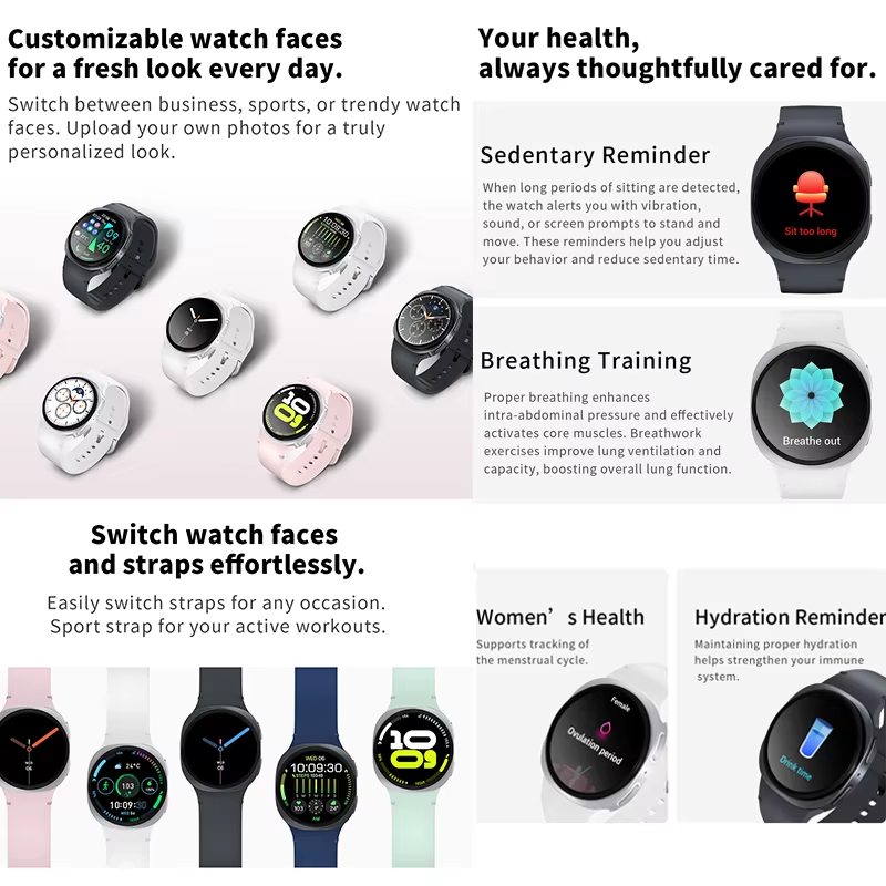 2026年ニュークラシック8 Max女性用スマートウォッチG - Outdoor Power Hours のレビューと価格