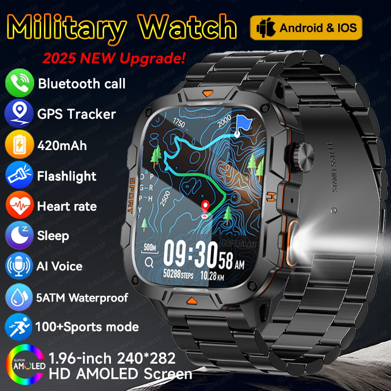 2025年 アウトドア ミリタリー スマートウォッチ GPS - Outdoor Power Hours のレビューと価格