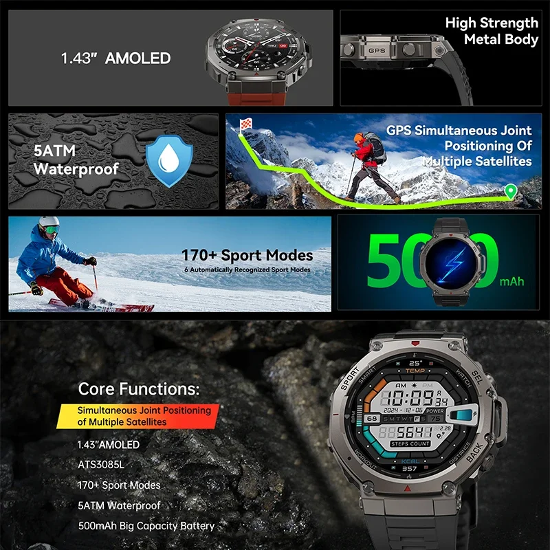 2026年新型ミリタリーDM58 GPSスマートウォッチ 1 - Outdoor Power Hours のレビューと価格