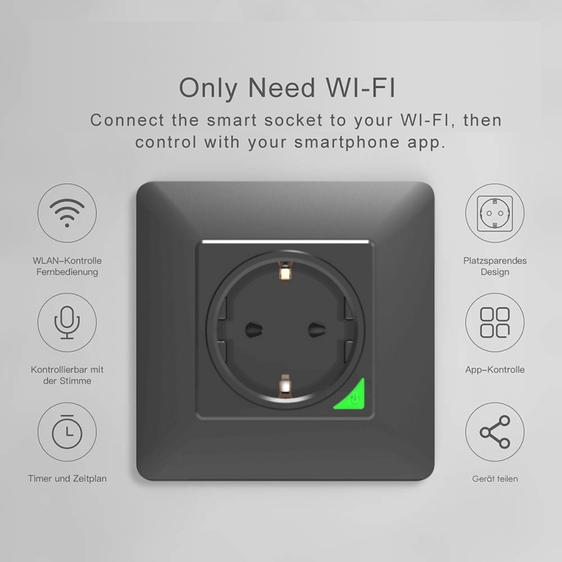 Savorui-電気コンセントIP66,EUプラグ,防水,屋 - Outdoor Zigbee Power Plug のレビューと価格