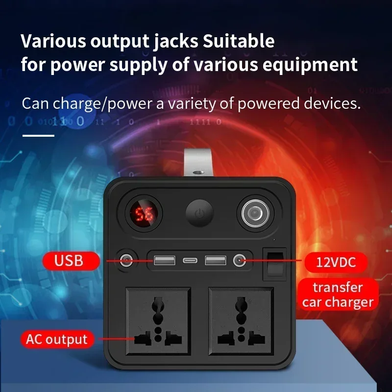 Purfield-ポータブル発電所、発電機バッテリー、AC  - Outdoor Power Source のレビューと価格