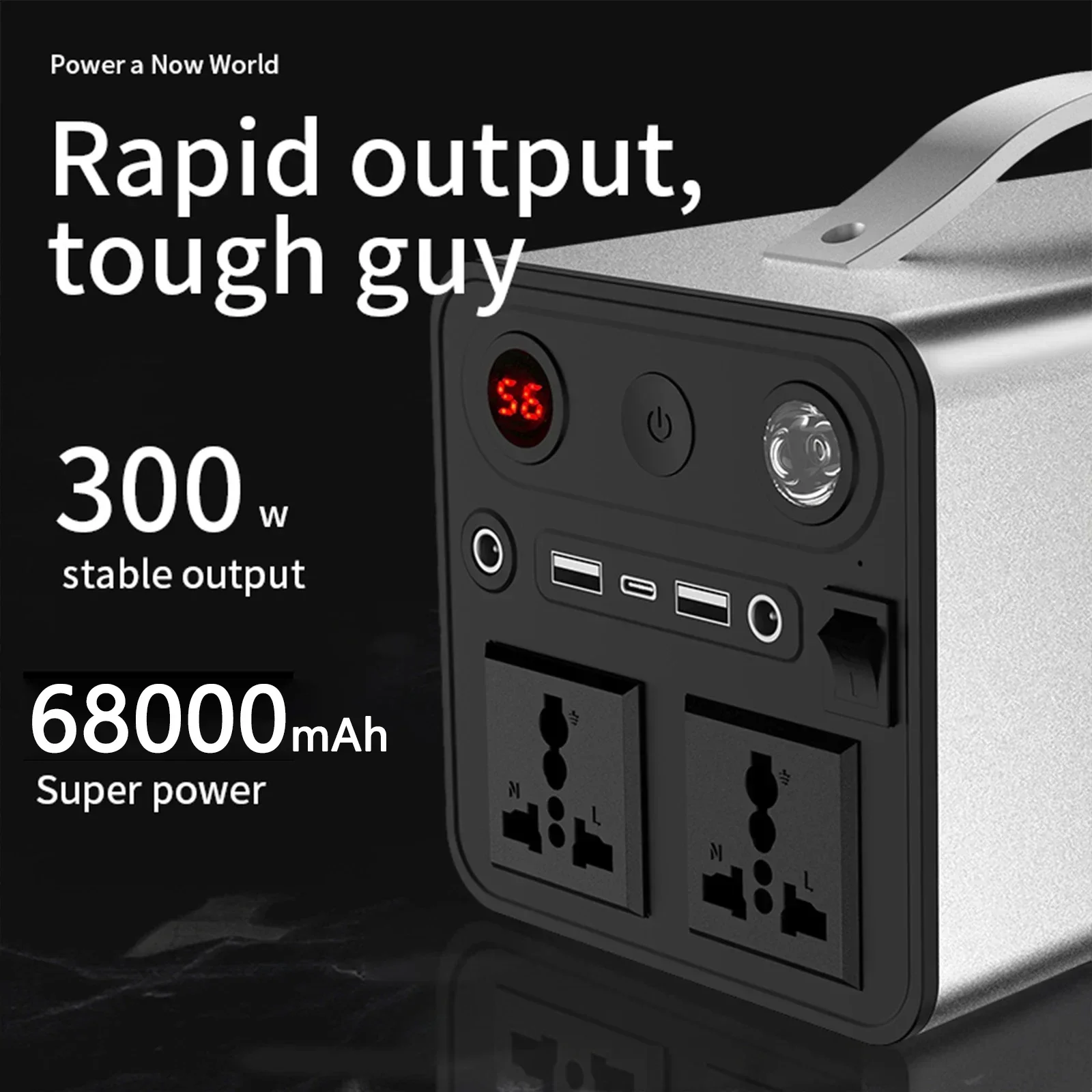Purfield-ポータブル発電所、発電機バッテリー、AC  - Outdoor Power Source のレビューと価格