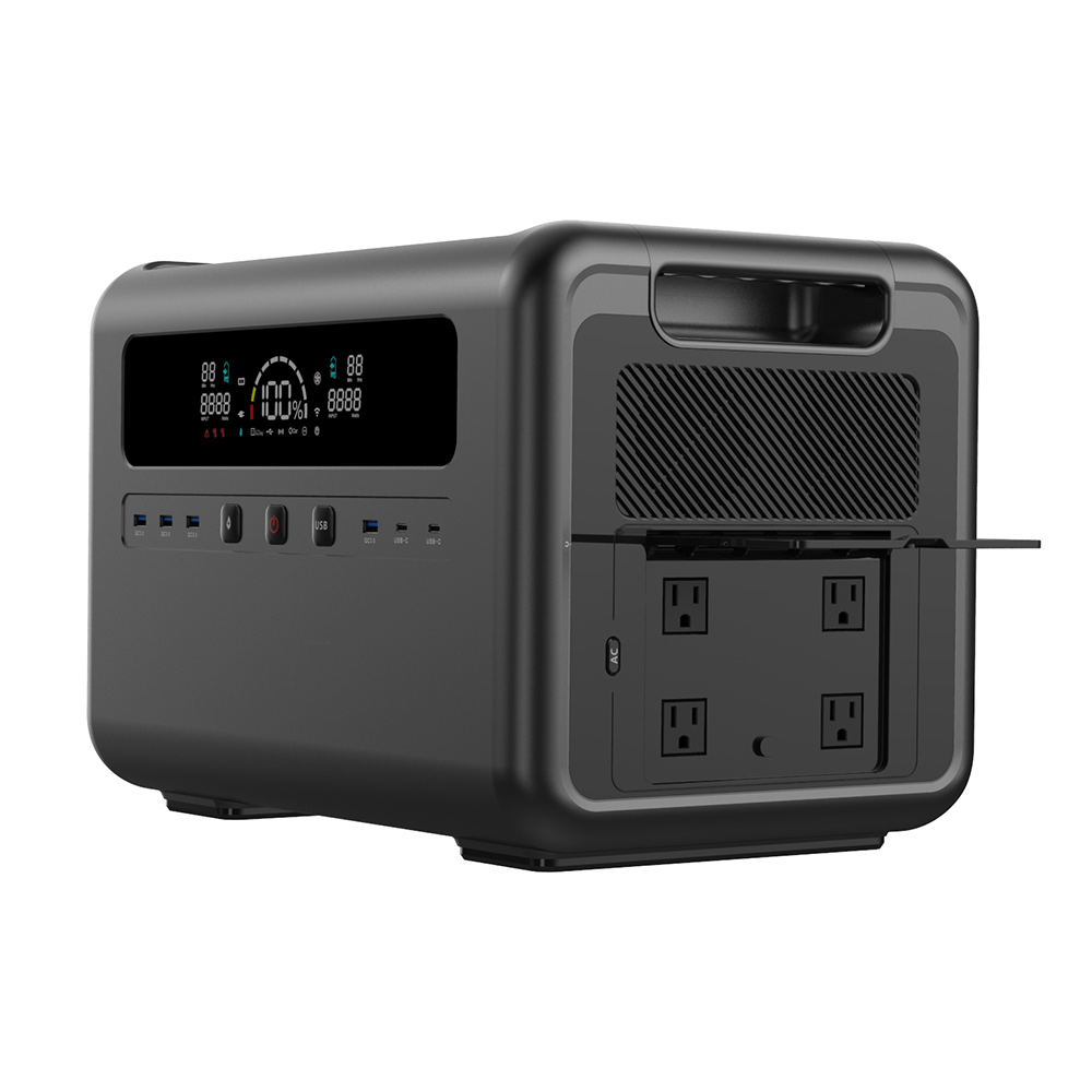 2400Wソーラー発電機、家庭用バックアップ、屋外キャンプ、 - Outdoor Power Station のレビューと価格