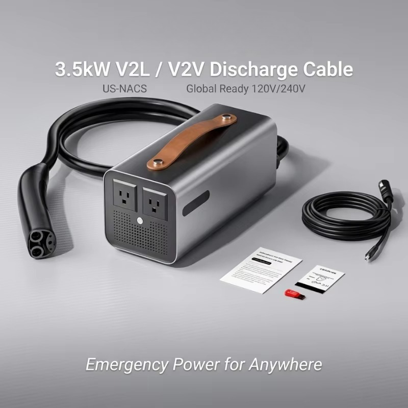 3.5kW NACS V2L放電ステーション（EV車両用負荷 - Outdoor Power Station のレビューと価格