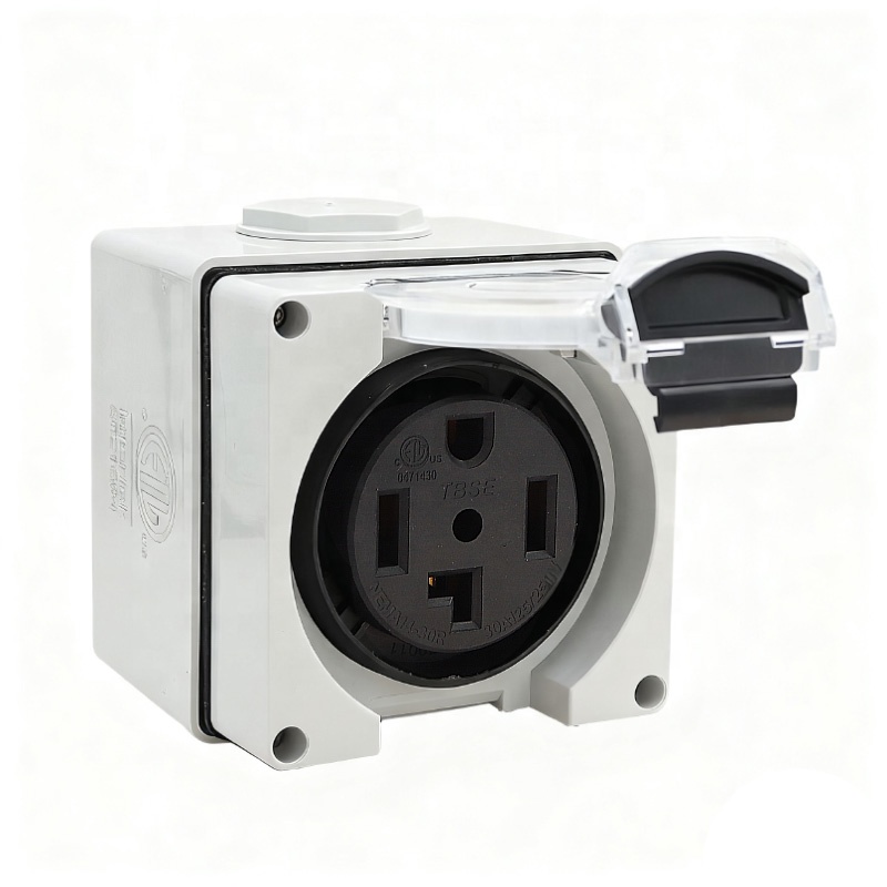 30アンペア電源コンセントボックス NEMA 14-30R  - Outdoor Power Receptacle のレビューと価格