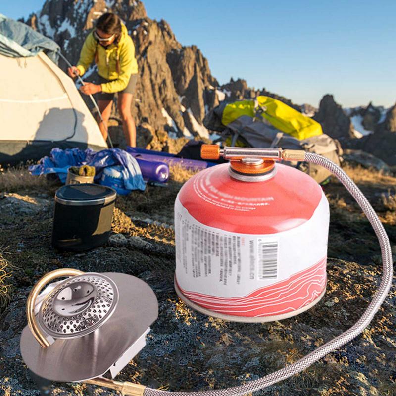 ステンレス鋼のポータブル屋外キャンプガスストーブ,アルパイン - Outdoor Power Heater のレビューと価格