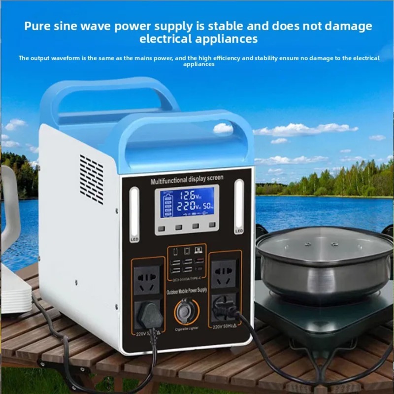 220V 600W ソーラー発電機、LiFePO4 バッテリ - Outdoor Power Source のレビューと価格