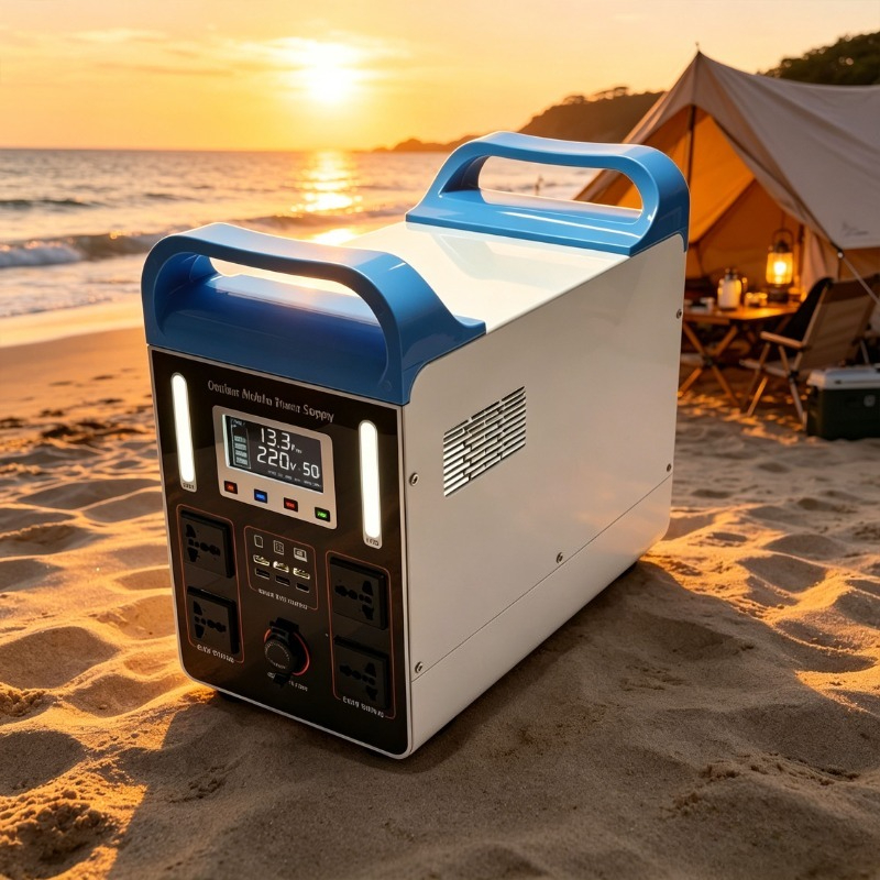 220V 600W ソーラー発電機、LiFePO4 バッテリ - Outdoor Power Source のレビューと価格