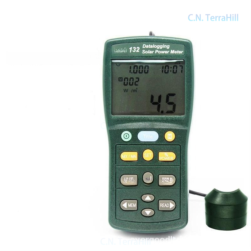 太陽光発電パネルのテスト用デジタルデータロガー。屋外での太陽 - Outdoor Power Meter のレビューと価格
