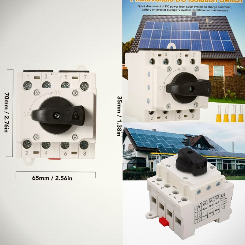 プレミアム4P 1000V 32A DCアイソレータスイッチ - Outdoor Power Disconnect のレビューと価格