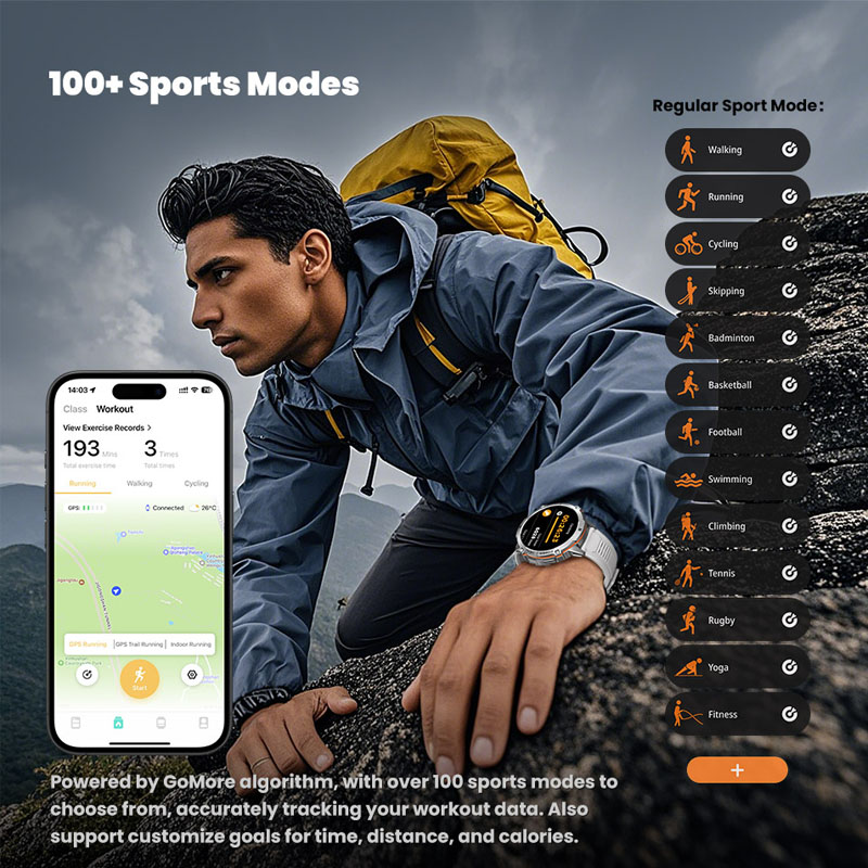 2026年新型ミリタリーTANK X3スマートウォッチ メン - Outdoor Power Hours のレビューと価格