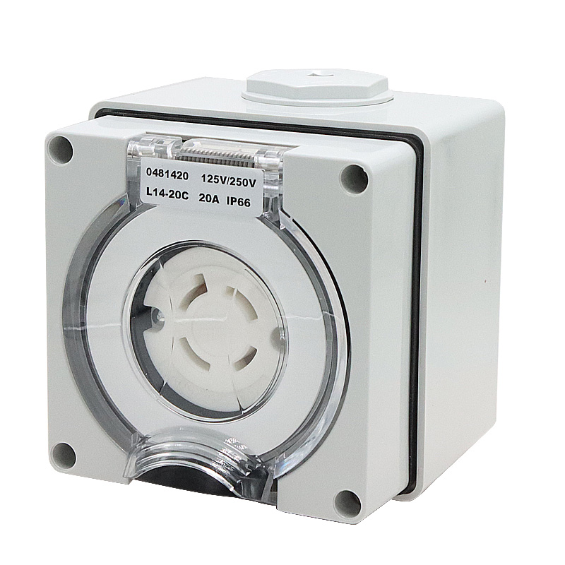 125/250V 20A 発電機 RV 電源インレットボック - Outdoor Power Receptacle のレビューと価格