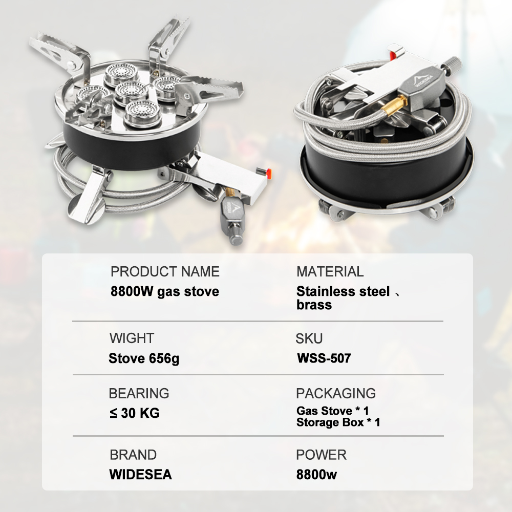 Widesea キャンプ 5in1 ガスストーブ屋外ビッグパ - Outdoor Power Equipment Brands のレビューと価格