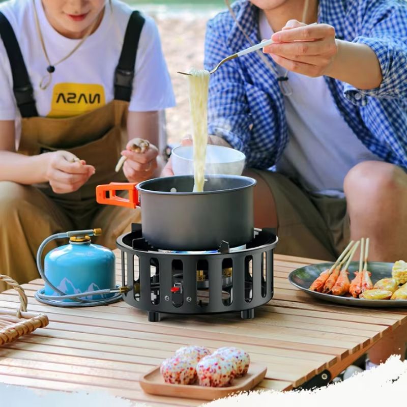 高出力7芯21000Wポータブルキャンプストーブ、強風対応屋 - Outdoor Power Heater のレビューと価格