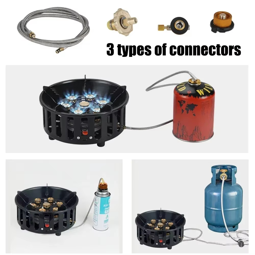 21000W 7コアキャンプストーブハイパワー強力火災ポータ - Outdoor Power Equipment Brands のレビューと価格