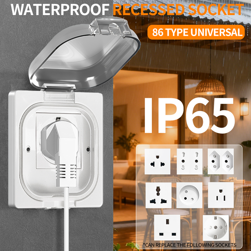 IP65防水屋外コンセント 16A高出力壁プレート - 25 - Outdoor Power Receptacle のレビューと価格