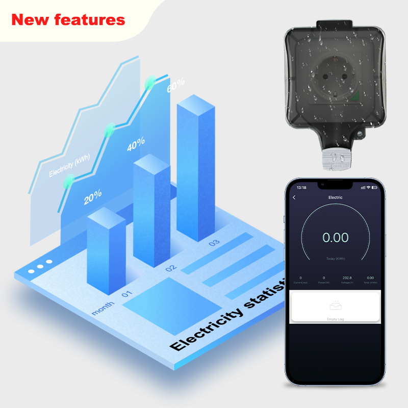 Savir-Smart Life,Tuya,IP66に接続さ - Outdoor Zigbee Power Plug のレビューと価格