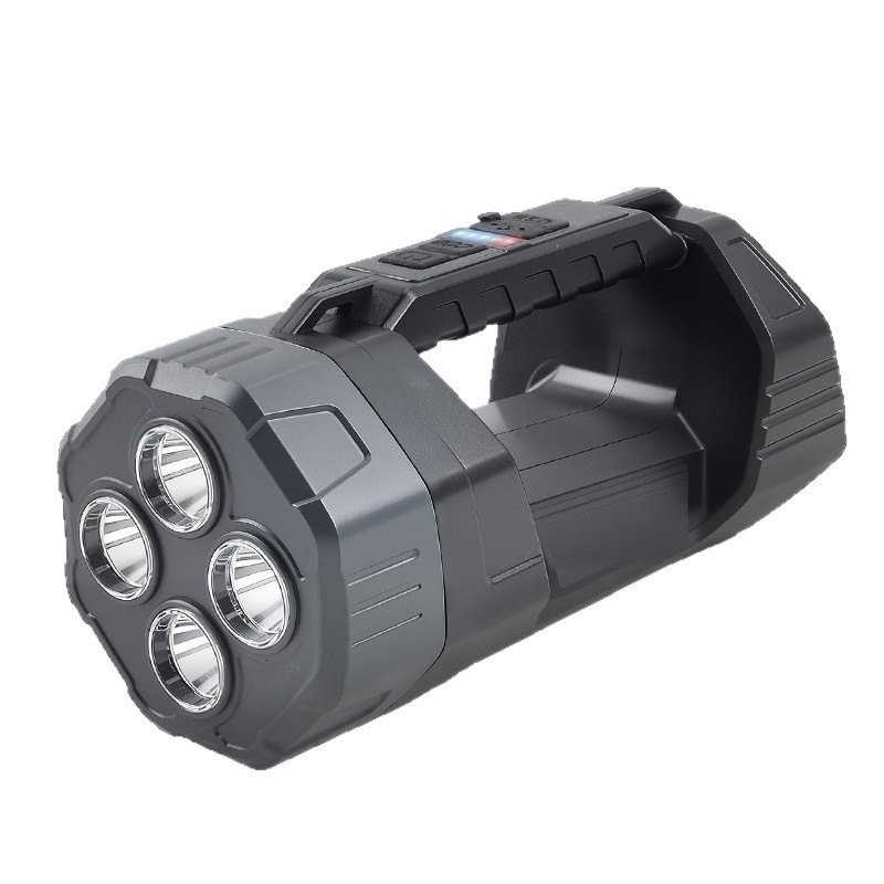 屋外夜釣り用高出力ソーラー懐中電灯 長距離強光 ポータブルハ - Outdoor Power Meter のレビューと価格